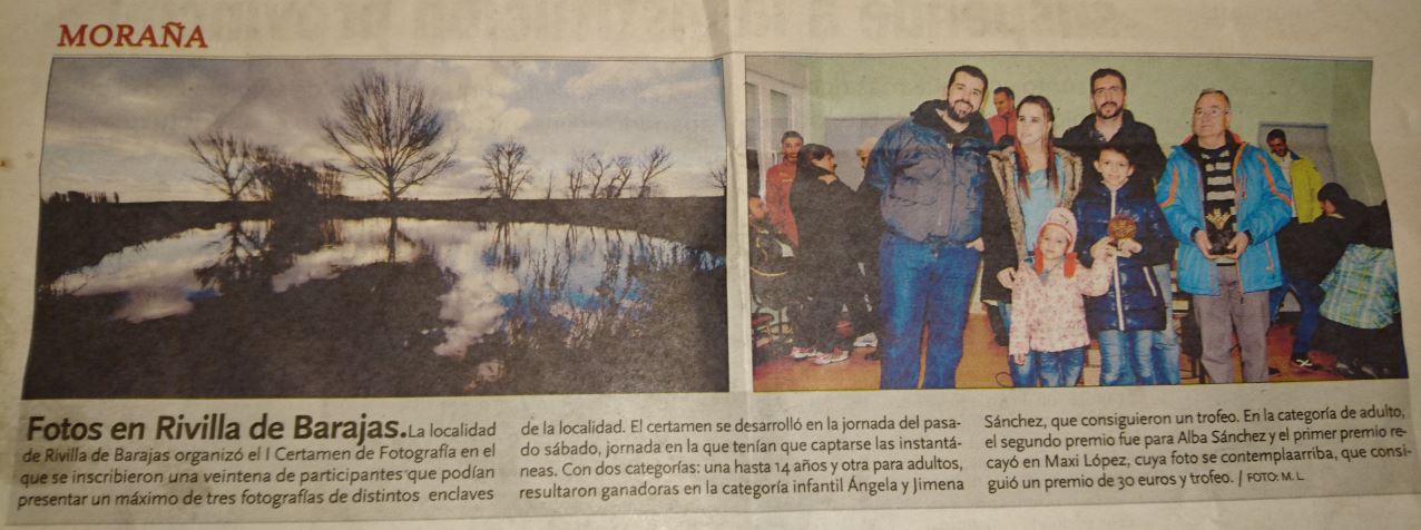 El Certamen de Fotografias de Rivilla en los medios