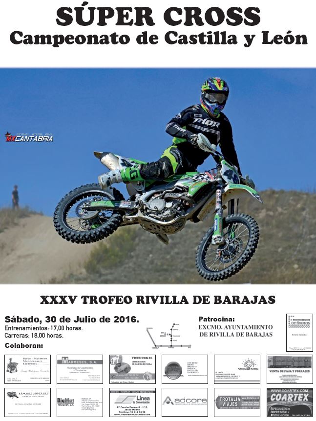 Todo preparado para la mejor prueba de Motocross de la provincia